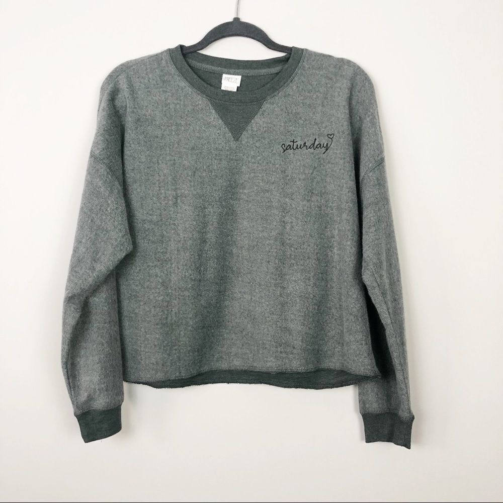 FREEZE | Saturday Lightweight Gray Pullover Sweatshirt Women’s Size Medium